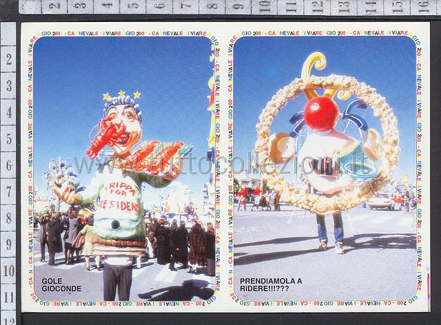 Collezionismo di cartoline postali pubblicitarie di carnevale